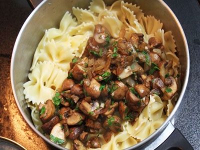 Запеканка из макарон с грибами Запеканка из макарон с грибами