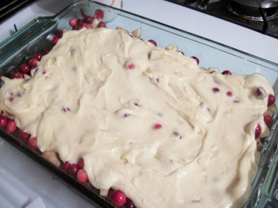 Пирог с яблоками и клюквой Пирог с яблоками и клюквой