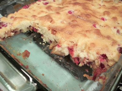 Пирог с яблоками и клюквой Пирог с яблоками и клюквой