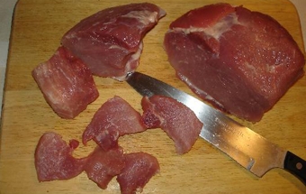 Мясо по-французски в микроволновке Мясо по-французски в микроволновке
