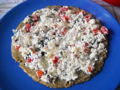 Закусочный блинный торт Закусочный блинный торт