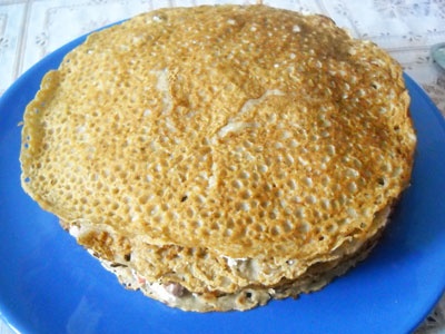 Закусочный блинный торт Закусочный блинный торт
