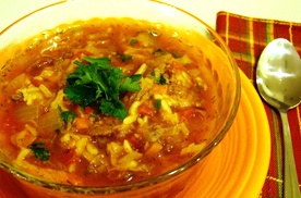 Суп с рисом и мясным фаршем Суп с рисом и мясным фаршем