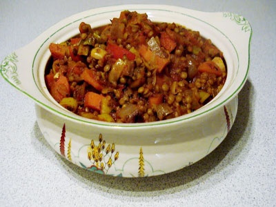 Чечевица с овощами Чечевица с овощами