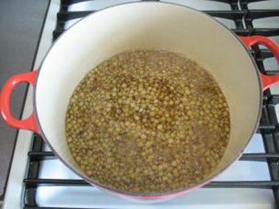 Чечевица с овощами Чечевица с овощами