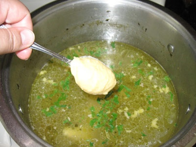Суп картофельный с галушками Суп картофельный с галушками