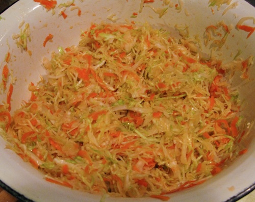 Квашеная капуста с клюквой Квашеная капуста с клюквой