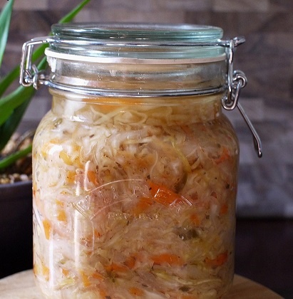 Квашеная капуста с клюквой Квашеная капуста с клюквой