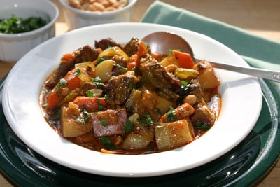Жаркое из говядины с овощами Жаркое из говядины с овощами