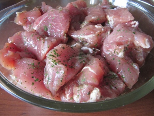 Мясо в фольге с овощами Мясо в фольге с овощами