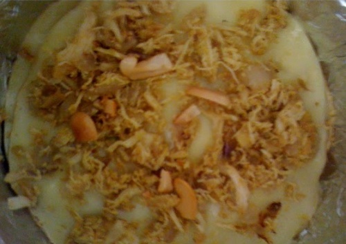Блинный пирог с мясом и яйцом Блинный пирог с мясом и яйцом