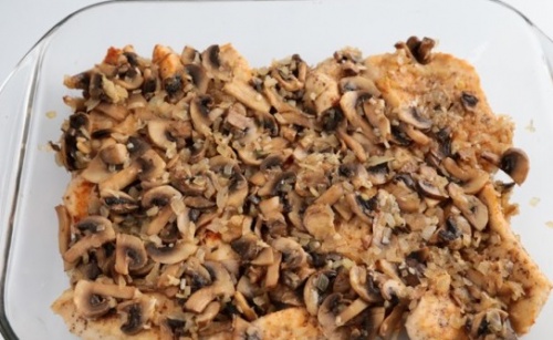 Запеканка с курицей и грибами Запеканка с курицей и грибами