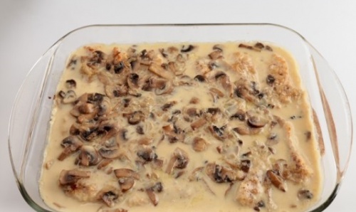 Запеканка с курицей и грибами Запеканка с курицей и грибами