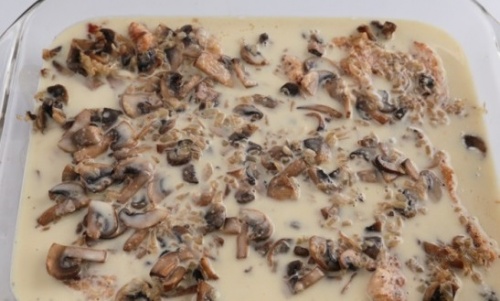 Запеканка с курицей и грибами Запеканка с курицей и грибами