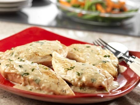 Жареная курица в сметане Жареная курица в сметане