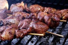 Шашлык из бараньей корейки Шашлык из бараньей корейки