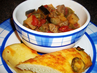 Мясо с баклажанами Мясо с баклажанами