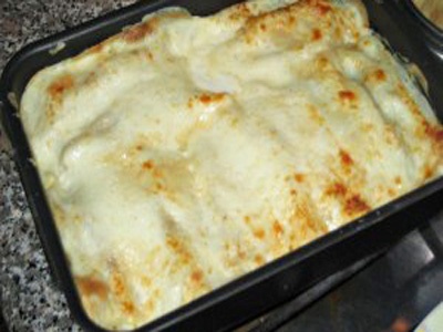 Каннеллони с мясным фаршем Каннеллони с мясным фаршем