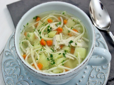 Куриный суп с лапшой Куриный суп с лапшой