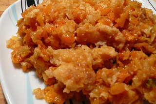 Тушеный минтай с овощами Тушеный минтай с овощами
