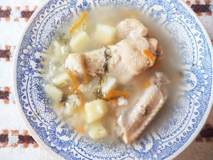 Куриный суп с рисом Куриный суп с рисом