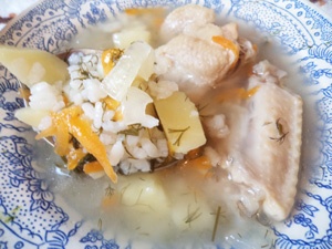 Куриный суп с рисом Куриный суп с рисом