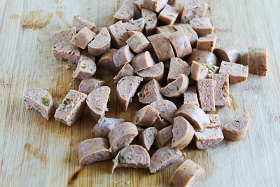 Фасолевый салат с сосисками Фасолевый салат с сосисками