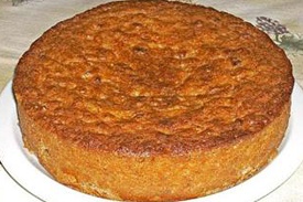 Бисквит с яблоками и орехами Бисквит с яблоками и орехами