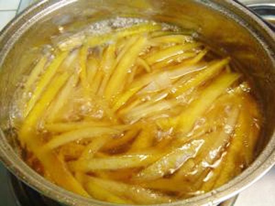 Цукаты из лимонных корочек Цукаты из лимонных корочек