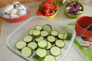 Овощные шашлыки Овощные шашлыки