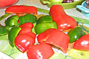 Овощные шашлыки Овощные шашлыки