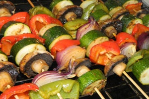 Овощные шашлыки Овощные шашлыки