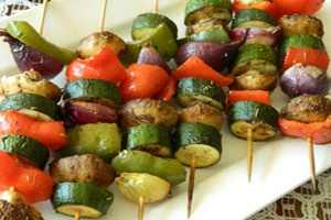 Овощные шашлыки Овощные шашлыки