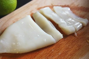 Запеченные кальмары с сыром Запеченные кальмары с сыром