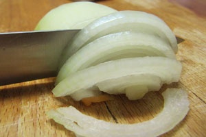 Яичница с луком Яичница с луком