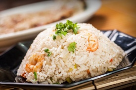 Плов с овощами и морепродуктами Плов с овощами и морепродуктами