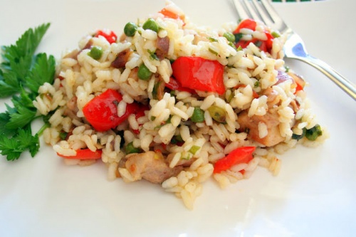 Рис с курицей и перцем Рис с курицей и перцем
