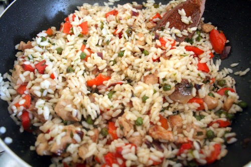Рис с курицей и перцем Рис с курицей и перцем