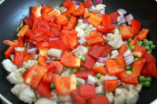 Рис с курицей и перцем Рис с курицей и перцем