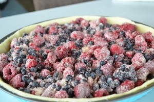 Песочный пирог с ягодами Песочный пирог с ягодами