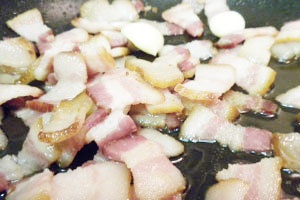 Паста с беконом и сливками Паста с беконом и сливками