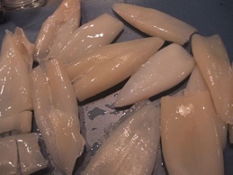 Фаршированные кальмары с грибами и рисом Фаршированные кальмары с грибами и рисом