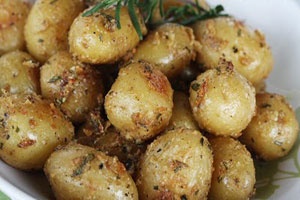 Картофель, запеченный в чесноке Картофель, запеченный в чесноке