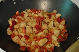 Откидной плов с курицей Откидной плов с курицей