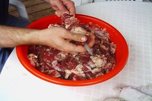 Шашлык из баранины по-азербайджански Шашлык из баранины по-азербайджански