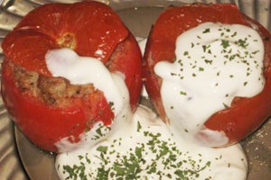 Фаршированные помидоры с мясом Фаршированные помидоры с мясом