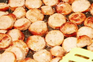 Салат с сосисками Салат с сосисками