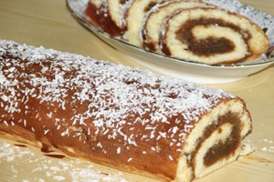 Рулет с яблоками Рулет с яблоками