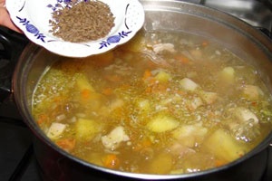 Суп из баранины с овощами Суп из баранины с овощами