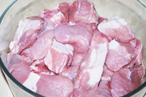 Шашлык с майонезом и горчицей Шашлык с майонезом и горчицей